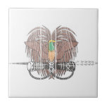 Papua New Guinea Coat Of Arms Tile