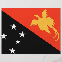 Papua New Guinea Flag Full Color Flyer