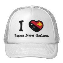 Papua New Guinea Flag Hats