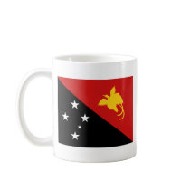 Papua New Guinea Flag ~ Map Mug