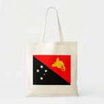 Papua New Guinea Flag Tote Bags