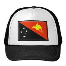 Papua New Guinea Flag Trucker Hat