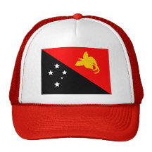 Papua New Guinea Flag Trucker Hat