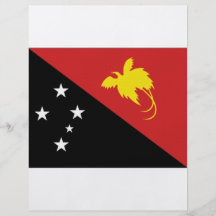 Papua New Guinea National Flag Flyer Design
