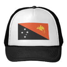 Papua New Guinean Flag Mesh Hats
