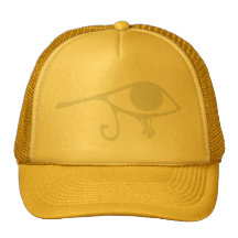 Papyrus Eye of Horus Trucker Hats