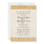 Papyrus Paper Wedding Invitation