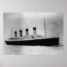 Paquebot RMS Titanic de revêtement de passager Affiche