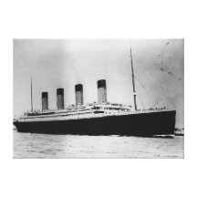Paquebot RMS Titanic de revêtement de passager Toile Tendue Sur Châssis