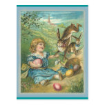 Pâques vintage - art - carte postale