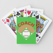Paquet de cartes de jeu de cadeau d'entraîneur de  jeux de 52 cartes