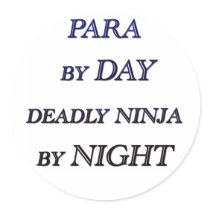 PARA BY DAY STICKER