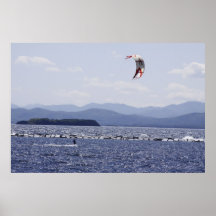 Para Sailing the Burlington Breakwater Posters