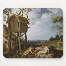 Parable of Wheat, Tares - Abraham Bloemaert (1624) Mouse Pads