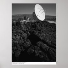 Parabolic Reflectors of the Hat Creek Radio, 1964 Poster