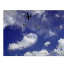 Parachute jump from Dakotas, Airborne Divisions, A Postcards