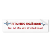 parachute regiment - equal bumper stickers