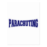 Parachuting University Style Postcards
