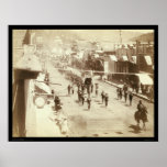 Parade Celebrating Deadwood Gold Silver SD 1888 Print