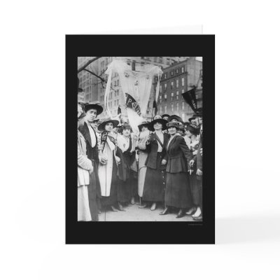 Parade Garment Workers NYC 1916 Greeting Card by lc_vintagephotos