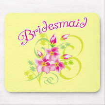 Paradise Bridesmaid T-shirts and Gifts Mouse Pads