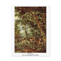 Paradise By Jan Brueghel The Elder Post Cards