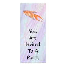 Paradise Fish. Custom Invites