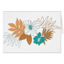 paradise flower card
