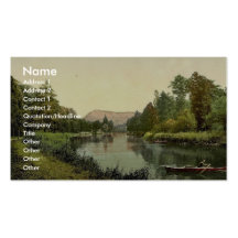 Paradise, Jena, Thuringia, Germany rare Photochrom Business Card Templates