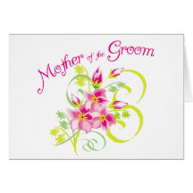 Paradise Mother of the Groom Gifts Card