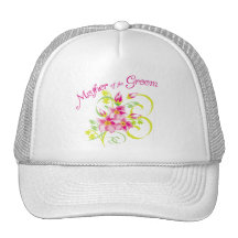Paradise Mother of the Groom Gifts Mesh Hats