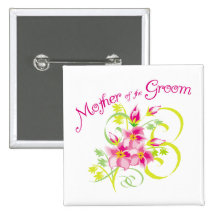 Paradise Mother of the Groom Gifts Pin