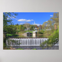 Paradise Pond Smith College Northampton in Spring Print