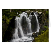 Paradise River waterfall greeting card