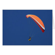 Paraglider Greeting Card