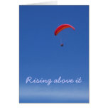 Paraglider greeting with quote cards