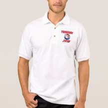 Paraguay 2010 logo flag La Albirroja Ball Polo T-shirts