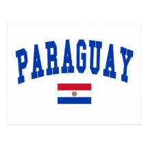 Paraguay College Style Postcard