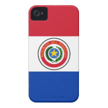 Paraguay Flag iPhone 4 Case