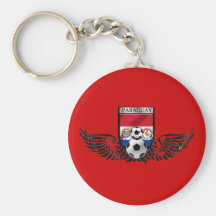 Paraguay wings of futbol soccer Guaranies gifts Key Chain