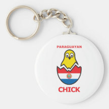 Paraguayan Chick Keychain