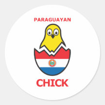 Paraguayan Chick Sticker