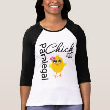 Paralégal de poussin de carrière t-shirts