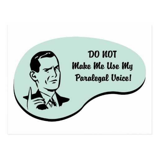 Paralegal Voice Post Cards