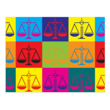 Paralegal Work Pop Art Postcards
