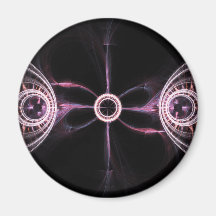 Parallel Universes Abstract Fractal Art Fridge Magnets
