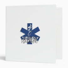 Paramedic Active Star of Life 3 Ring Binder