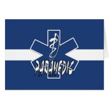 Paramedic Active Star of Life Greeting Card