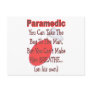 Paramedic "BAG TO THE MAN" Funny Gift Ideas Post Card