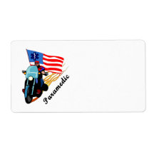Paramedic Bikers Shipping Label